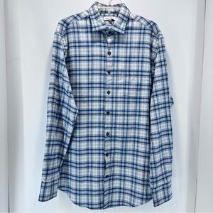 Peter Millar Plaid Long Sleeve‎ Lightweight Flannel Button Down Men's Size L